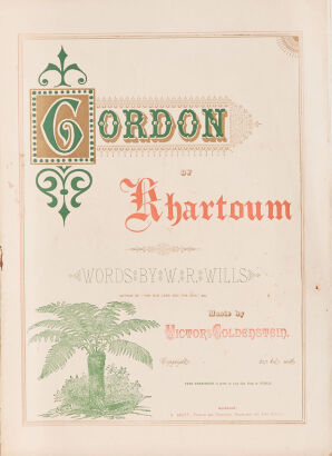 A Gordon of Khartoum Musical Score