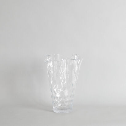 A Handkerchief Glass Vase