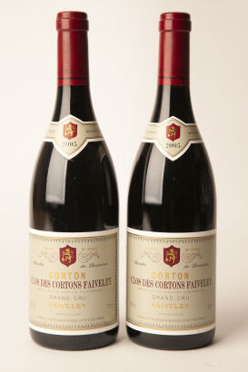 (2) 2005 Faiveley Corton Clos des Cortons, Cote de Beaune