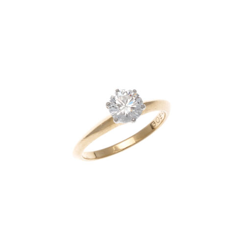 18ct Tiffany & Co. Solitaire Diamond Ring