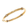 18ct Gold Rope Bangle