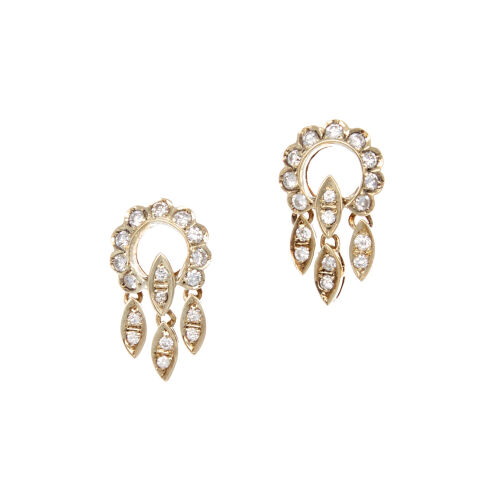 14ct Diamond Earrings