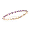 18ct Amethyst and Diamond Bracelet