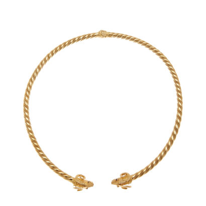 18ct Gold Greek Style Necklace