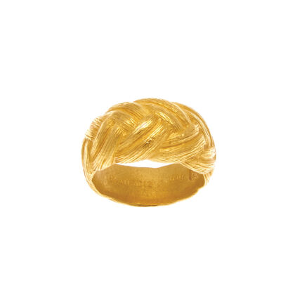 24ct Gold Plaited Ring