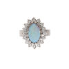 18ct Opal and Diamond Ring