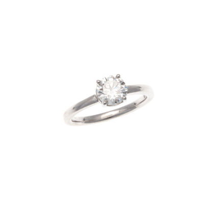 9ct White Gold 0.75ct Diamond Solitaire Ring