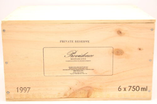 (6) 1997 Providence Private Reserve Merlot Cabernet Franc Malbec, Matakana (OWC)