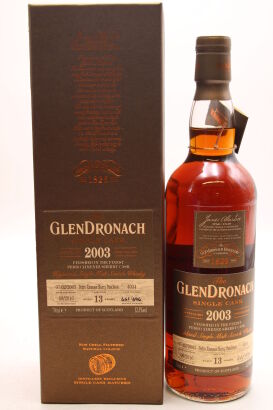 (1) Glendronach 2003 Single PX Cask Finish 13 Year Old Single Malt Scotch Whisky, 52.5% ABV