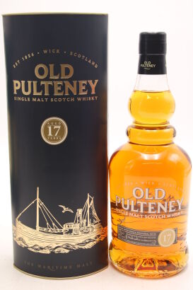 (1) Old Pulteney 17 Year Old Single Malt Scotch Whisky, 46% ABV