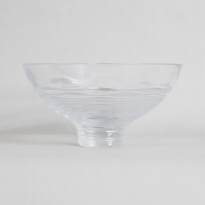 A Large Stuart Glass Comport Designed by Jasper Conran