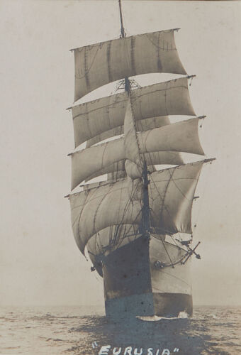 PHOTOGRAPHER UNKNOWN Sailing Ship 'Eurasia' (built 1885)