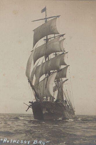 PHOTOGRAPHER UNKNOWN New Zealand Sailing Ship 'Rothesay Bay'