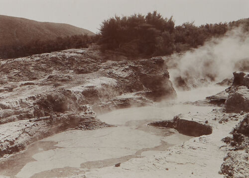 PHOTOGRAPHER UNKNOWN Boiling Mud Pools, Rotorua