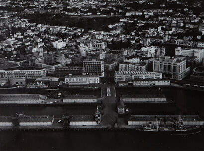 VICTOR C. BROWNE Wellington Harbour Wharves & City View