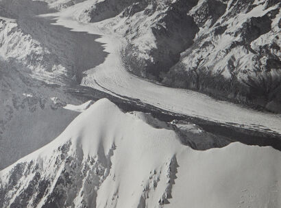 VICTOR C. BROWNE Southern Alps with Glacier