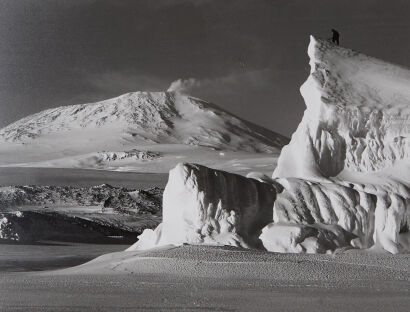 HERBERT PONTING Scott's Last Expedition - on the Summit of an Iceberg, Antarctica