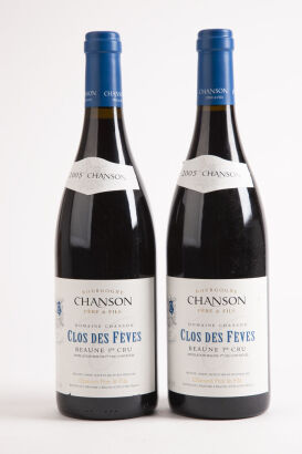 (2) 2005 Chanson Beaune 1er Cru Clos des Feves, Cote de Beaune