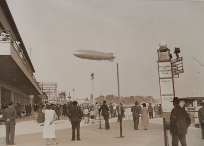 PHOTOGRAPHER UNKNOWN The 'Graf Zeppelin' on its First Trip 15 Sept 1928