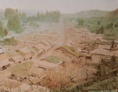 PHOTOGRAPHER UNKNOWN View of Town, Nikko