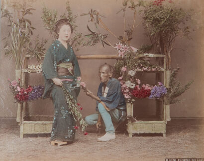 PHOTOGRAPHER UNKNOWN Flower Selling, Japan