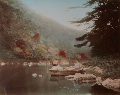 PHOTOGRAPHER UNKNOWN Boats on River