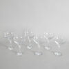 A Set of Six Champagne Glasses