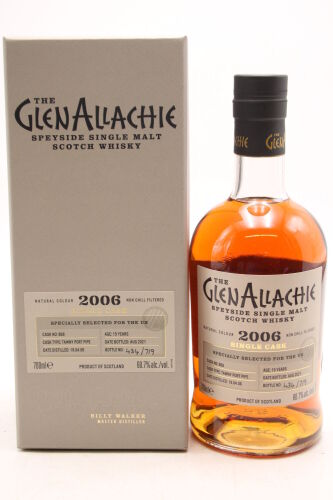 (1) 2006 Glenallachie 15 Year Old Single Cask Single Malt Scotch Whisky, 60.7% ABV