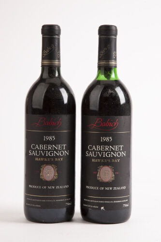 (2) 1985 Babich Cabernet Sauvignon, Hawkes Bay