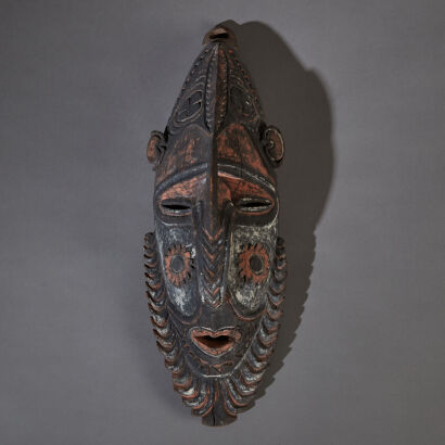 A Sepik Carved Mask, Papua New Guinea