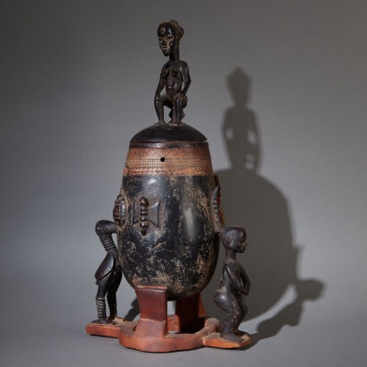 A Baule Storage Post, Ivory Coast