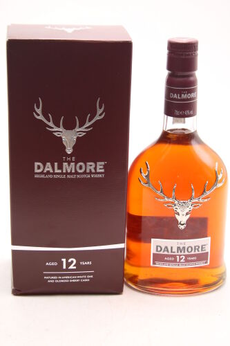 (1) Dalmore 12 Years Old, Highland Single Malt Scotch Whisky, 40% ABV