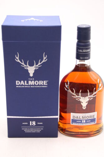 (1) Dalmore 18 Years Old, Highland Single Malt Scotch Whisky, 43% ABV