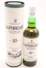 (1) Laphroaig 10 Years Old, Islay Single Malt Scotch Whisky, 40% ABV