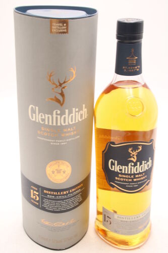 (1) Glenfidich Distillery Edition 15 Years Old, Single Malt Scotch Whisky, 51% ABV