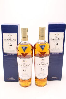 (2) The Macallan 12 Years Old, Double Cask, Highland Single Malt Scotch Whisky, 40% ABV