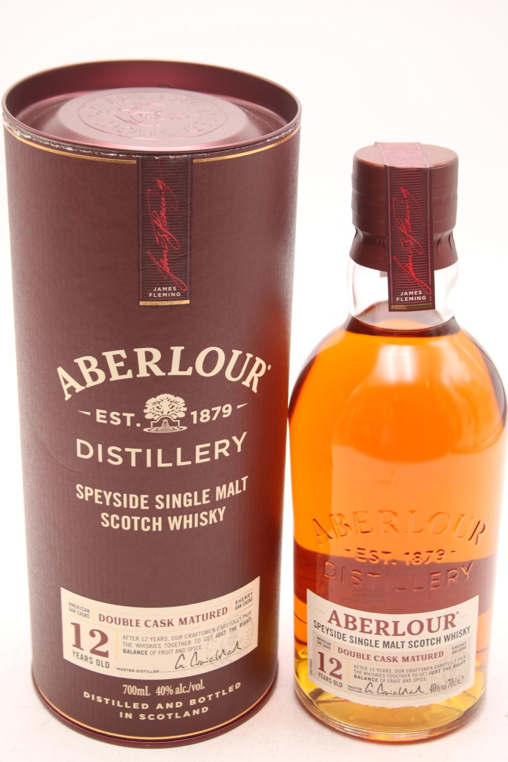 Aberlour 12 Year Old Double Cask Matured Single Malt Scotch Whisky, 70 —  Old and Rare Whisky