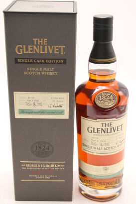 (1) The Glenlivet Single Cask Edition, 19 Years Old, Single Malt Scotch Whisky, 54.1% ABV