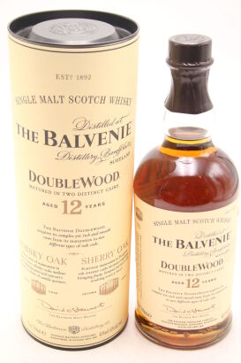 (1) The Balvenie, Doublewood, 12 Years Old, Single Malt Scotch Whisky, 40% ABV