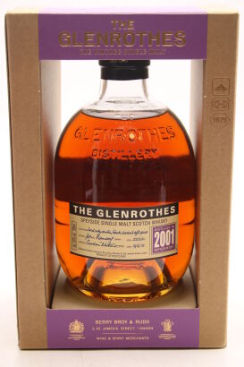(1) The Glenrothes, 2001, Speyside Single Malt Scotch Whisky, 43% ABV
