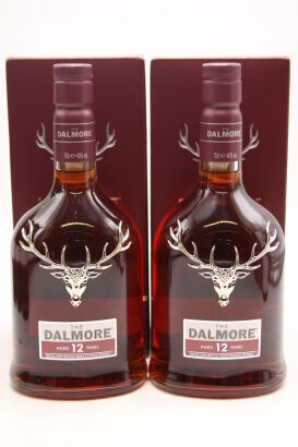 (2) Dalmore 12 Years Old, Highland Single Malt Scotch Whisky, 40% ABV
