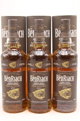(3) The Benriach, Batch 2, Peated Cask Strength, Single Malt Scotch Whisky, 60% ABV