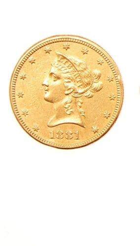 One 1881 Gold Eagle Coin