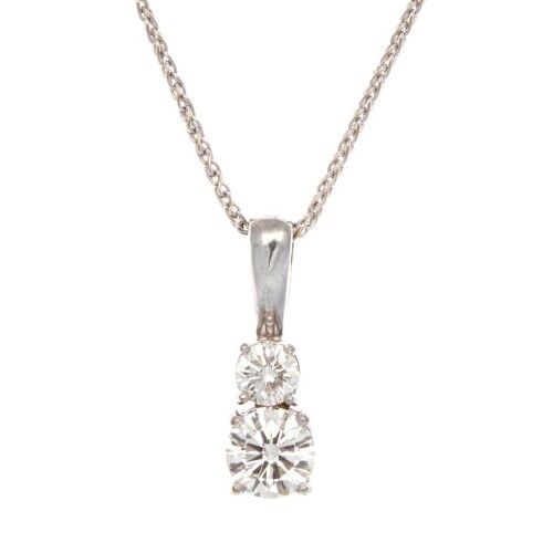 18ct Diamond Pendant