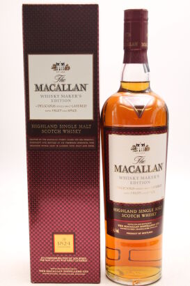 (1) The Macallan 1824 Series Whisky Maker's Edition Single Malt Scotch Whisky, 42.8% ABV