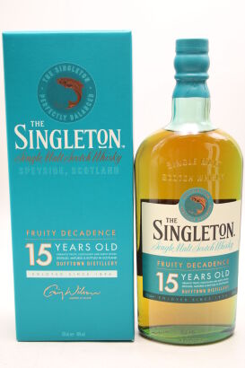(1) The Singleton of Dufftown 15 Years Fruity Decadence Single Malt Scotch Whisky, 40% ABV