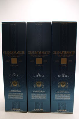 (3) Glenmorangie Legends, The Cadbol, Highland Single Makt Scotch Whisky, 43% ABV