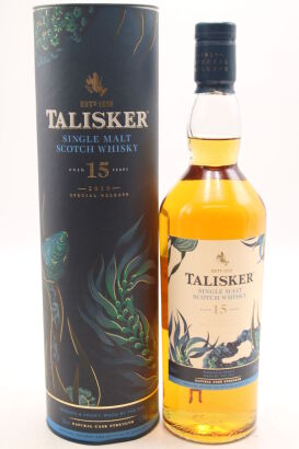 (1) Talisker 15 Years Old, Natural Cask Strength, Special Release 2019, Single Malt Scotch Whisky, 57.5% ABV