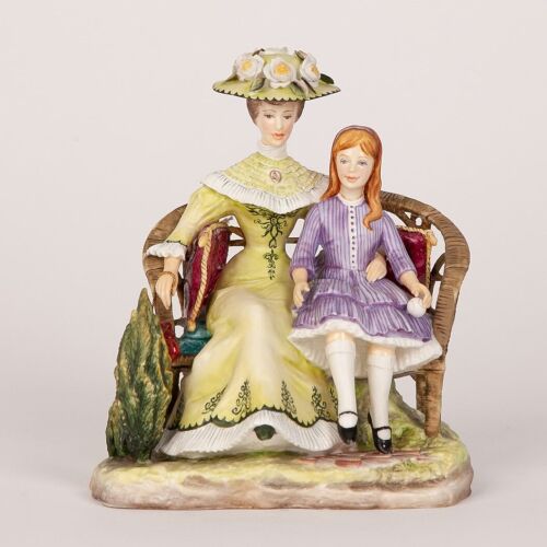 A Royal Worcester Charlotte and Jane Figure