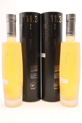 (2) Bruchladdich Octomore 11.3, Single Malt Scotch Whisky, Scotland, 61.7% ABV